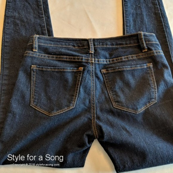 Forever 21 Dark Wash Skinny Jeans 25 - Picture 6 of 7